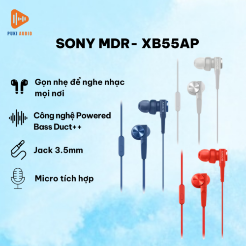 sony mdr XB55AP