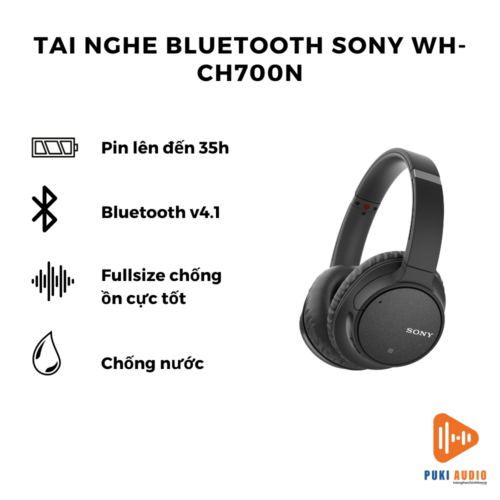 Tai nghe Bluetooth Sony wh-ch700n