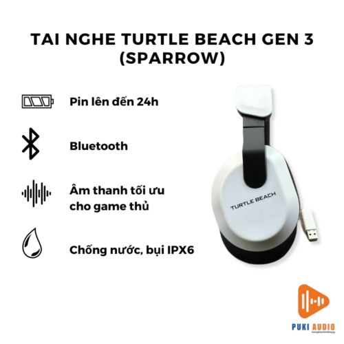 Tai Nghe Turtle Beach Gen 3 ( Sparrow)