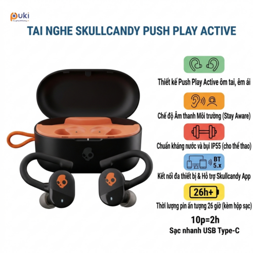 Skullcandy Push Play Active